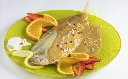 Filets de llenguado al torró d'Agramunt