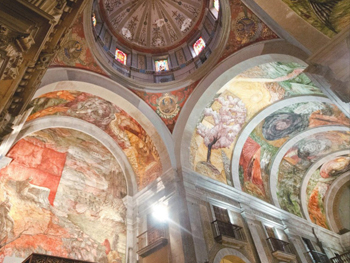 Pintures murals al fresc de la Nissaga Minguell, a l'Urgell