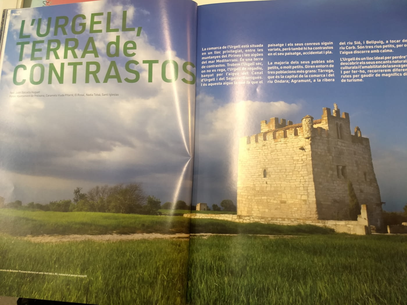 L'Urgell, terra de contrastos, a la revista Ara Lleida, juliol