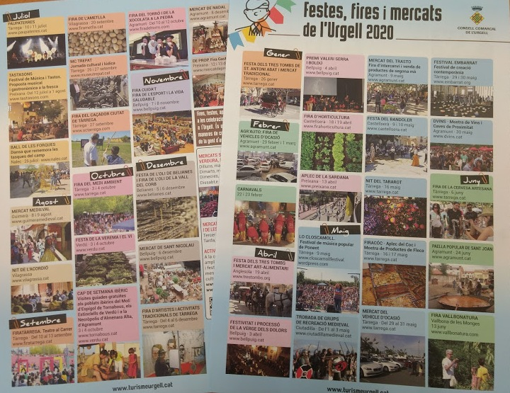 GUIA DE FESTES, FIRES I MERCATS DE L’URGELL 2020