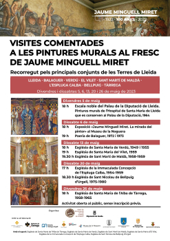 Visites guiades als murals al fresc de Jaume Minguell  fins el 26 de maig