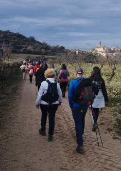 Bona afluència de públic a la caminada del riu Corb , dissabte 25 de gener