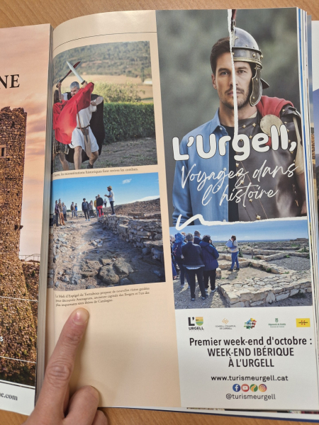 Els poblats ibers de l'Urgell es promocionen a la revista Cap Catalogne