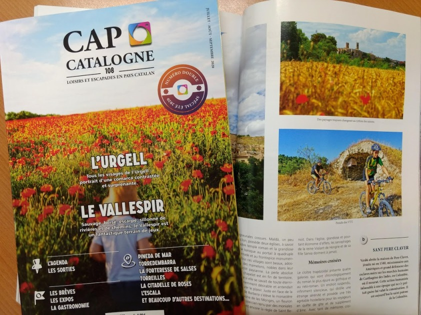 Interessant reportatge turístic a la revista  francesa Cap Catalogne