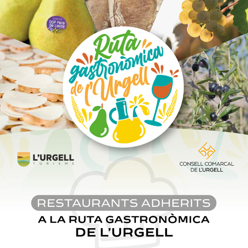 Restaurants adherits Ruta Gastronòmica de l'Urgell
