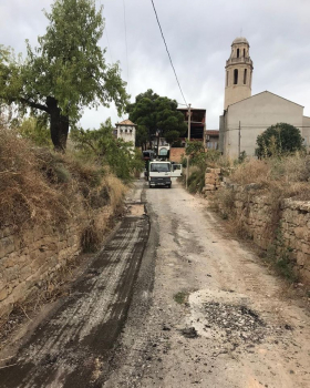 Reurbanització del camí de la Costa de la Ribera de Sant Martí de Maldà