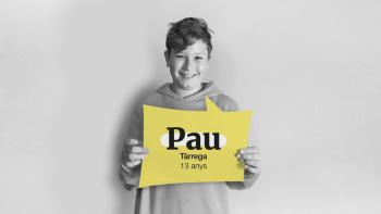 El Pau és la primera persona seleccionada de la campanya ‘Depèn de Tu’