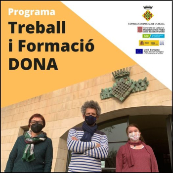 Gràcies al programa Treball i Formació DONA hem pogut contractar dues persones durant 12 mesos.