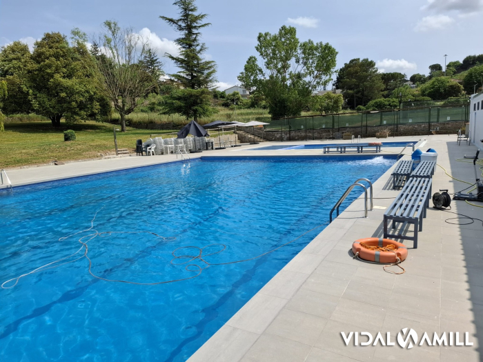 Millora i adequació de la piscina municipal de Castellterçol