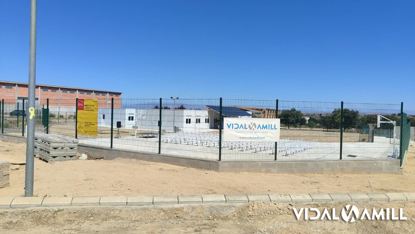 Finalització de les obres de preparació de la futura Escola L'Estel de Castellnou de Seana