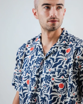 BRAVA camisa manga corta ALOHA OLA DE CALOR