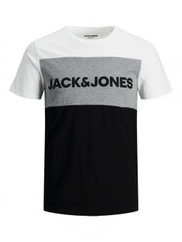 JACK & JONES camiseta manga corta JJELOGO BLOCKING - 1