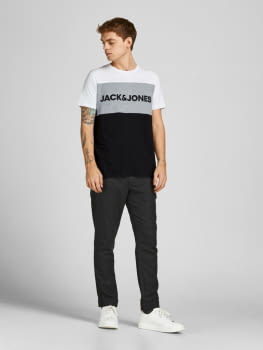 JACK & JONES camiseta manga corta JJELOGO BLOCKING - 2