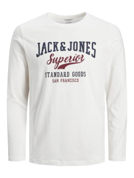 JACK & JONES camiseta manga larga JJELOGO - 1