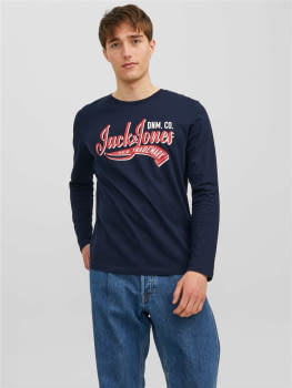 JACK & JONES camiseta manga larga JJELOGO - 3