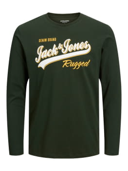 JACK & JONES camiseta manga larga JJELOGO