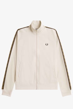 FRED PERRY sudadera abierta CONTRAST TAPE TRACK - 3