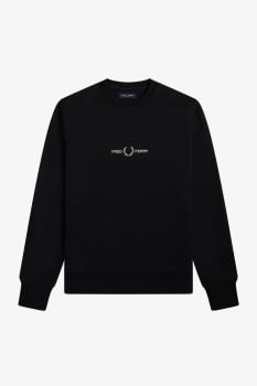 FRED PERRY sudadera sin capucha EMBROIDERED - 5