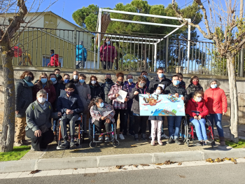 Es presenta el disseny del mural que es pintarà al mur exterior de l'Escola Alba de Tàrrega coincidint amb el Dia Internacional de les Persones amb Discapacitat.