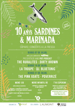 El Festival “Sardines & Marinada” de l’Associació Alba celebra 10 anys de música per la inclusió.