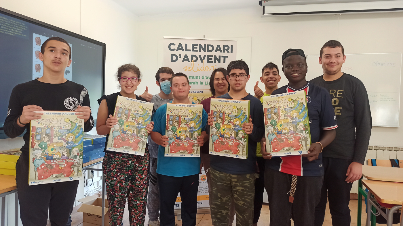 El Grup Alba presenta el nou Calendari d'Advent Solidari impulsat per la cooperativa Quàlia i  l'AMPA de l’Escola Alba.