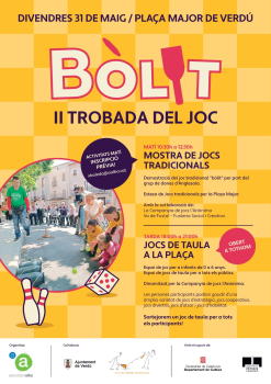 Arriba la 2a edició del Bòlit a Verdú, una trobada del joc inclusiva i intergeneracional organitzada per l’Associació Alba.