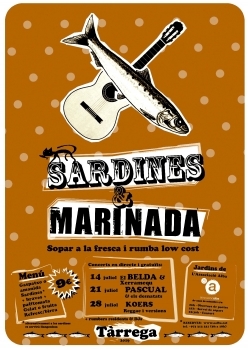 Torna el festival dels dijous de juliol de Tàrrega: Sardines & Marinada