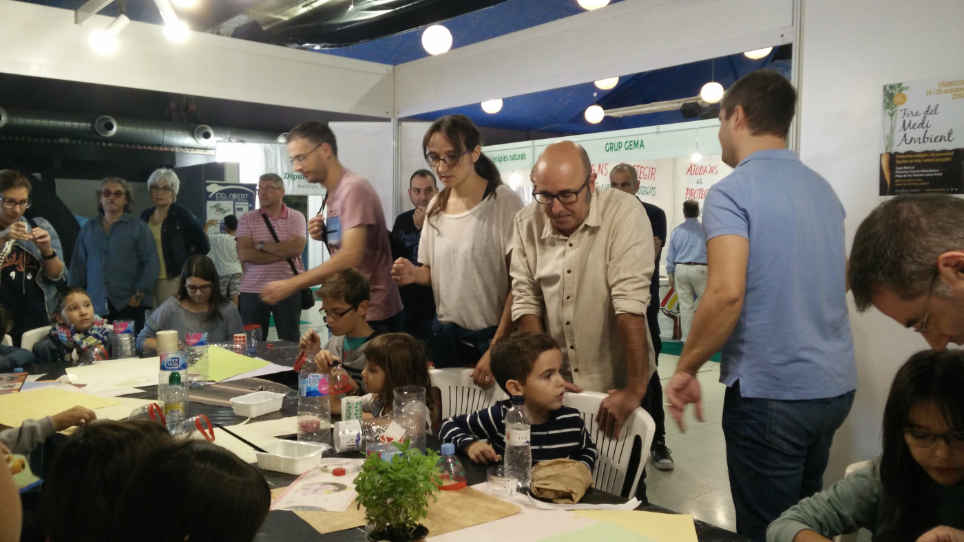 Participem a la fira del medi ambient amb el nou projecte de fusteria sostenible i el taller de reciclatge per a infants