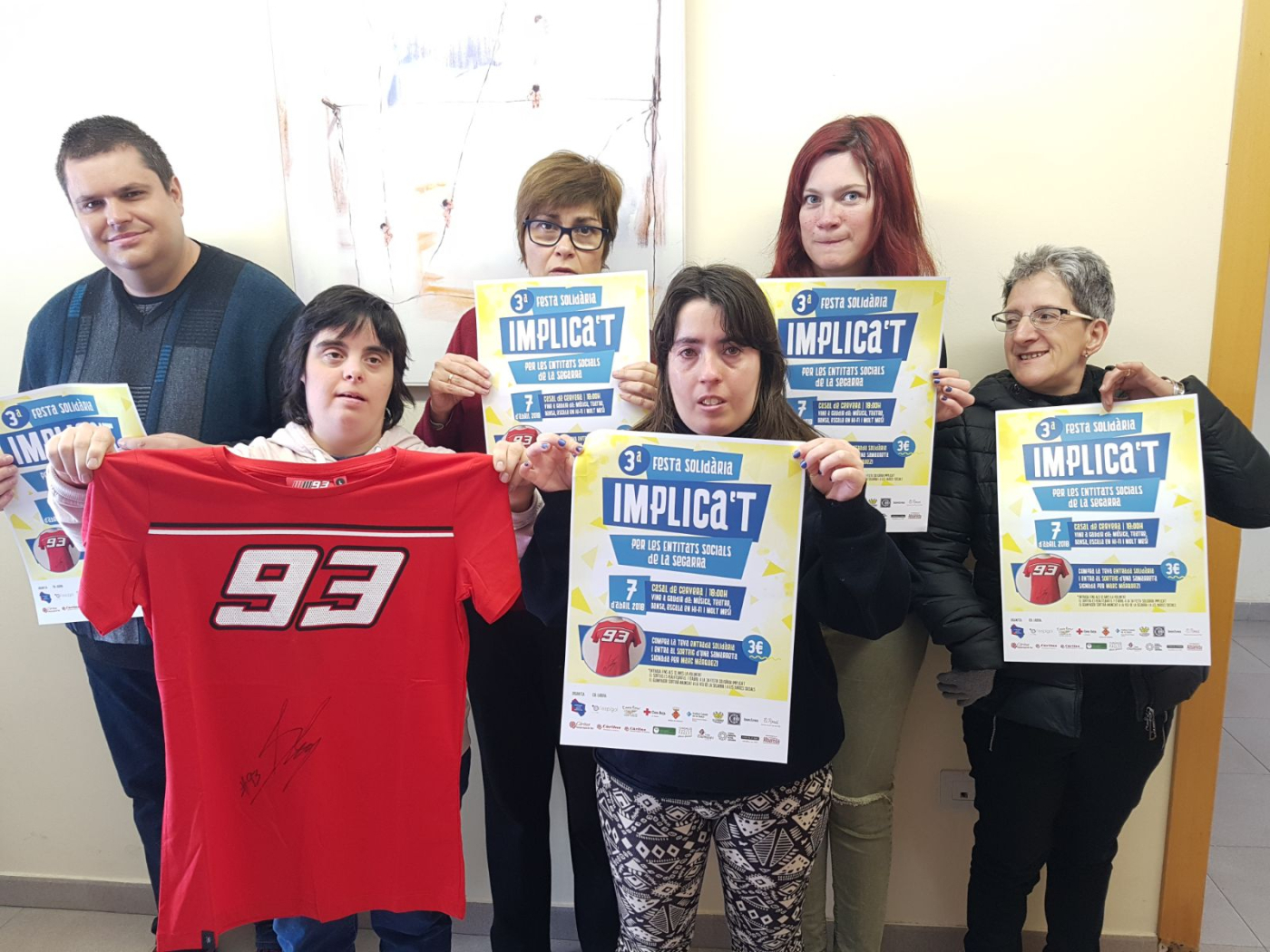 Marc Márquez col·labora amb “Implica't”, la festa solidària a favor de les entitats de la Segarra