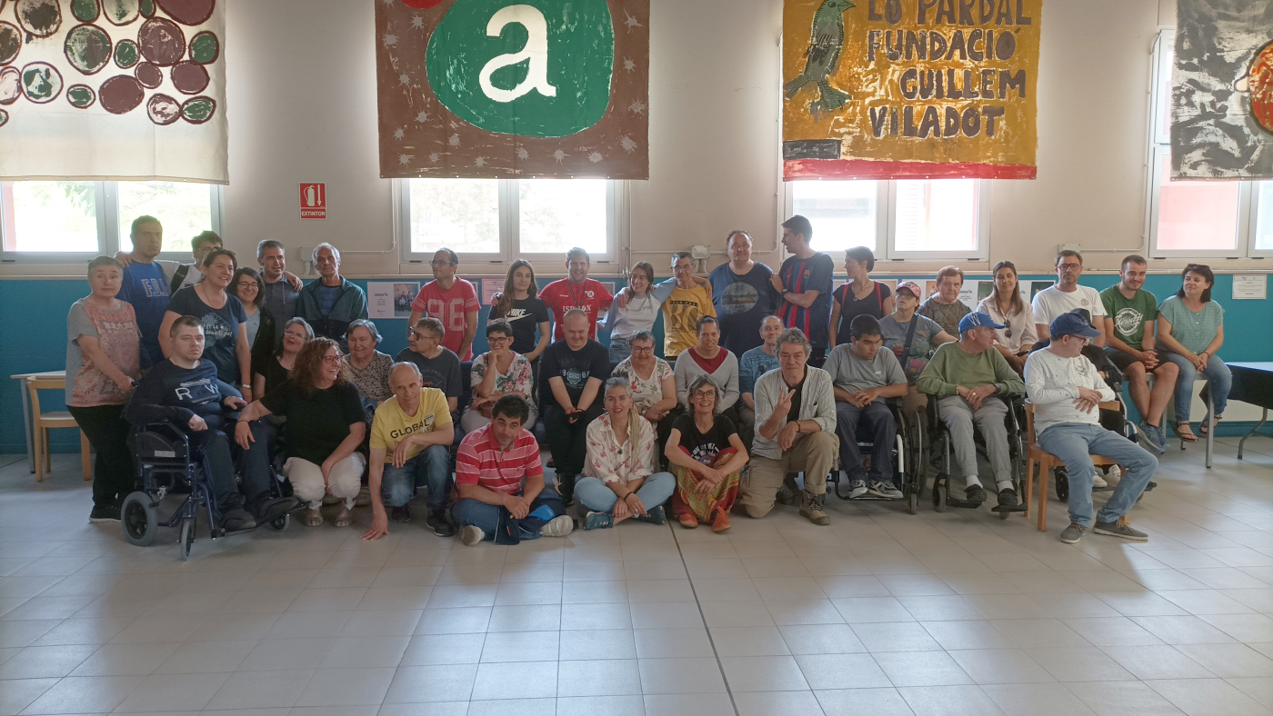 L’exposició “Pintem Viladot” mostra obres inspirades en l’artista urgellenc creades per una vuitantena d’artistes amb diversitat funcional de l'Associació Alba.
