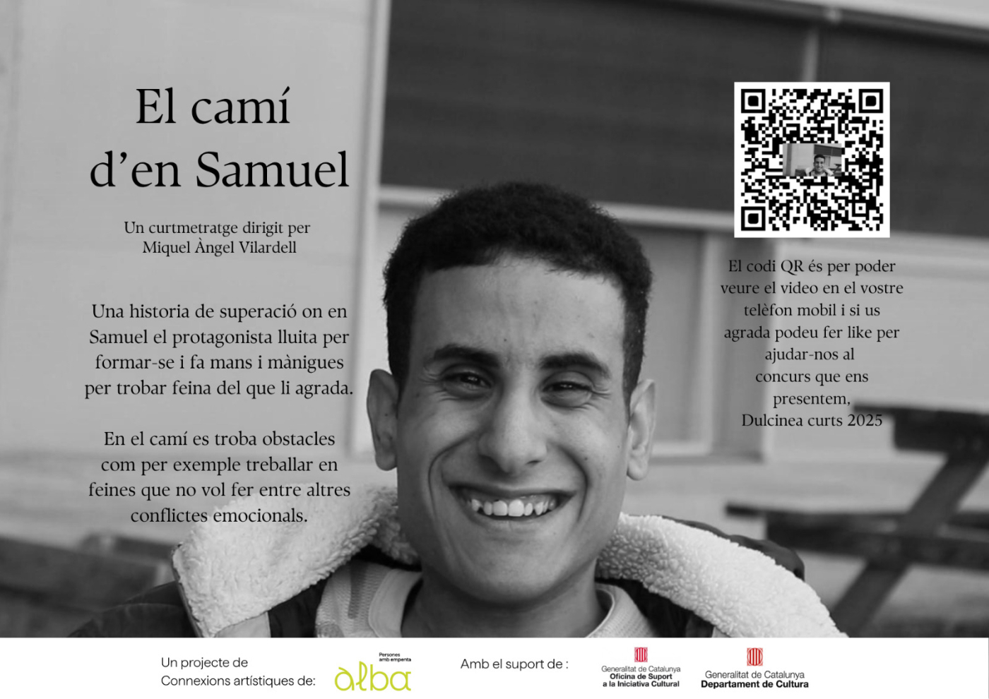 Presentació del curtmetratge “El camí d’en Samuel” de Miquel Àngel Vilardell, un projecte de cocreació que reivindica l’accés al treball de les persones amb discapacitat