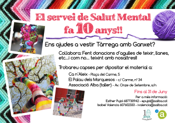 Ajudan's a vestir Tàrrega amb ganxet