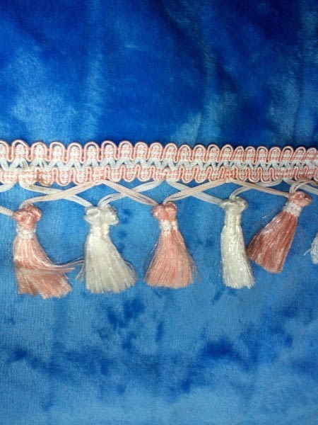 Flecos rosas blanco - 2