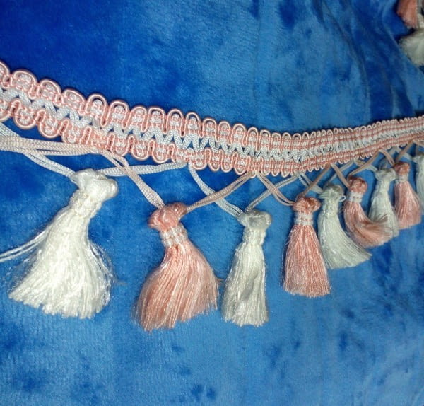 Flecos rosas blanco - 3