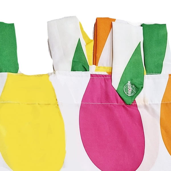 Cortina de baño Gotas multicolor - 4