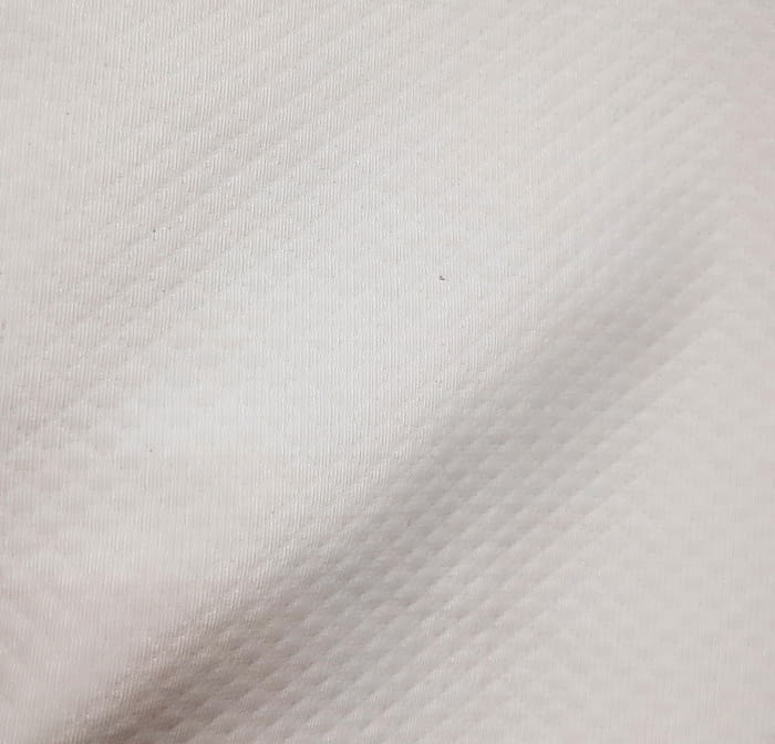 Tela Piqué rombito crudo - 1