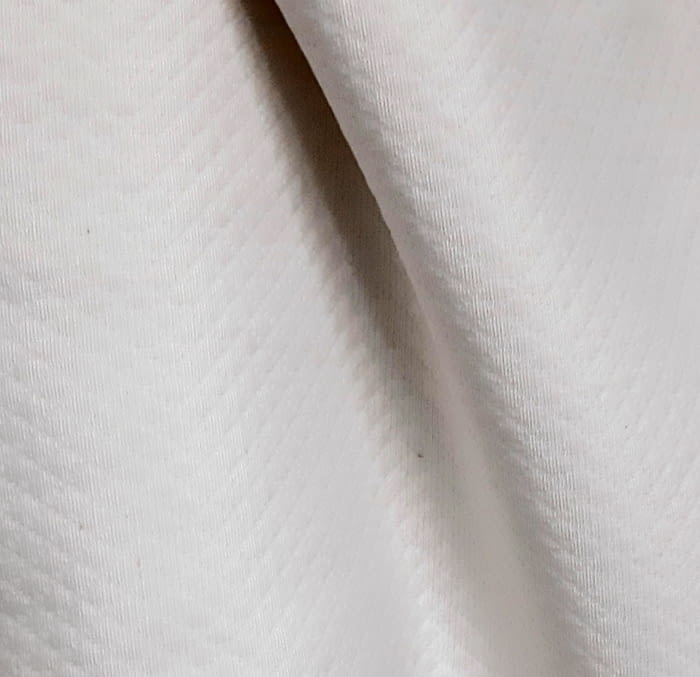 Tela Piqué rombito crudo - 4