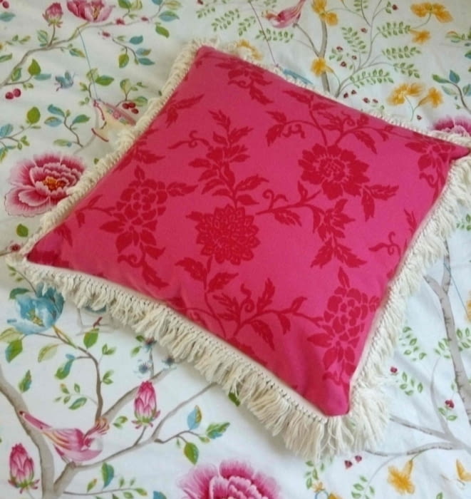 Tela Cretona fuxia 280 - 2