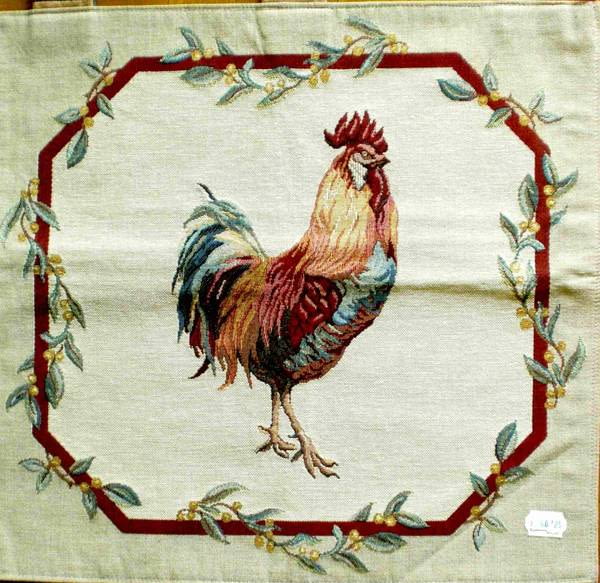 Tapiz Gallo 45 x 45 cm
