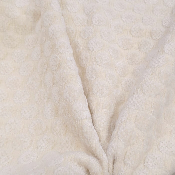 Tela Tapicería círculos beige - 1