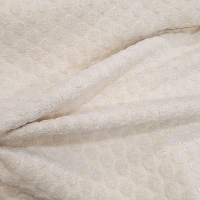 Tela Tapicería círculos beige - 3