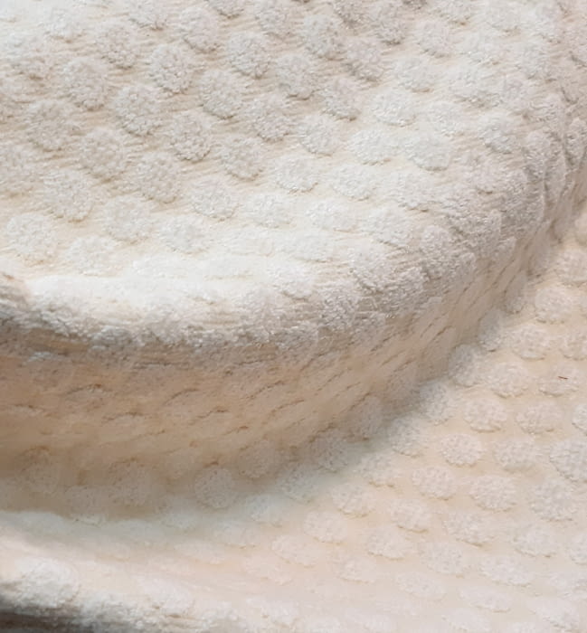 Tela Tapicería círculos beige - 3