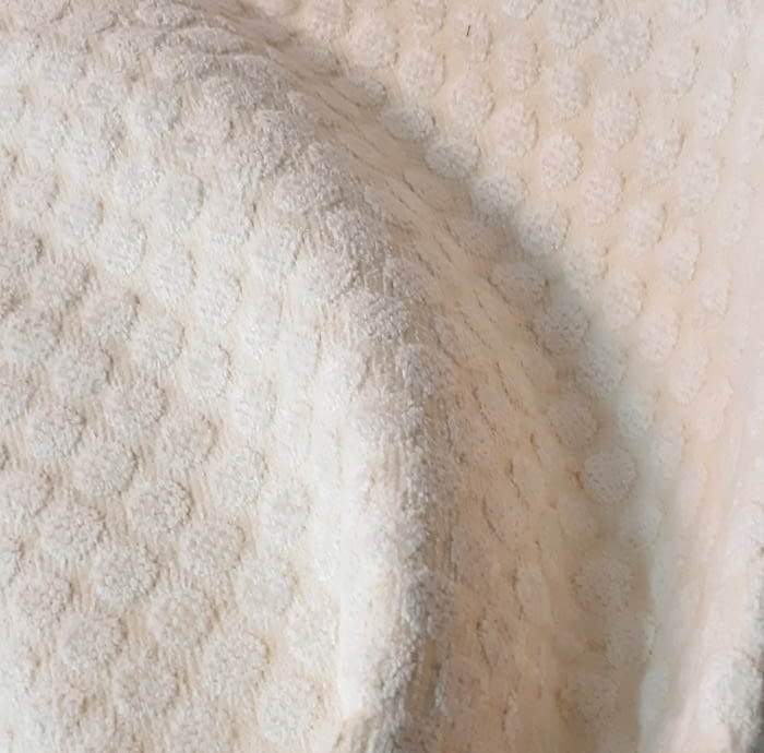 Tela Tapicería círculos beige - 5