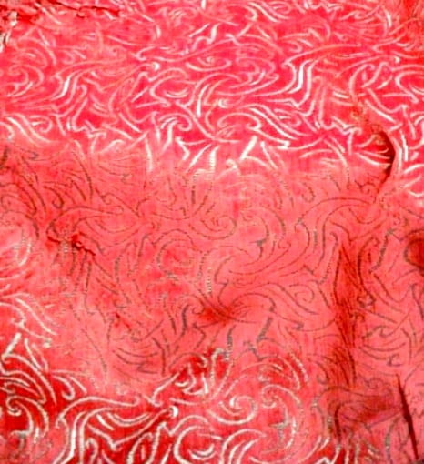 Tela Chenilla roja 280 - 2