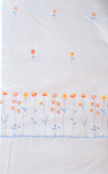 Retal Tela Visillo bordado - 4