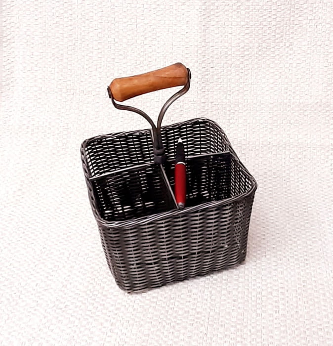 Cesta metal tejido - 1