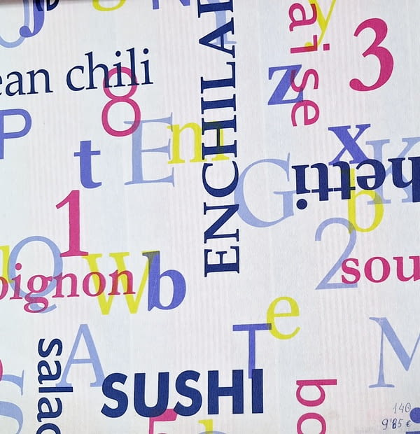 Antimanchas letras - 2