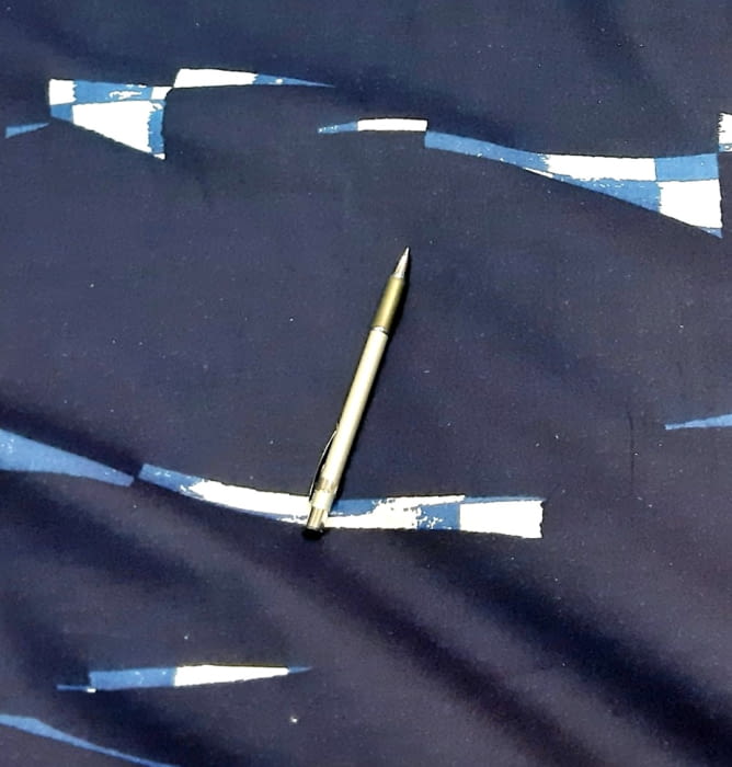 Tela Franela azul marino 150 - 1