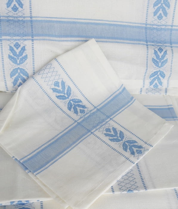 Mantelería azul 150 x 300 - 1