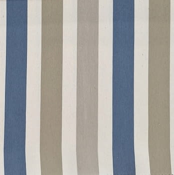 Tela tapicería Quebec Rayas azul beige 280 - 2